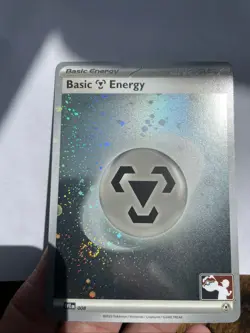 Pokemon TCG Cosmic Holo Metal Energy Prize Pack Stamped with swirl NM - Image 3