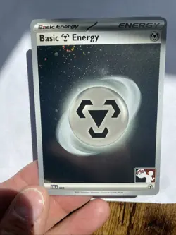 Pokemon TCG Cosmic Holo Metal Energy Prize Pack Stamped with swirl NM - Image 4