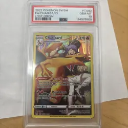 2022 POKEMON SWORD & SHIELD LOST ORIGIN #TG03 FULL ART/CHARIZARD PSA 10 - Image 1