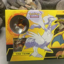 Pokemon TCG- Reshiram & Charizard Tag Team GX Figure Collection Box- 2019 SEALED - Image 2