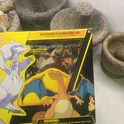 Pokemon TCG- Reshiram & Charizard Tag Team GX Figure Collection Box- 2019 SEALED - Image 3