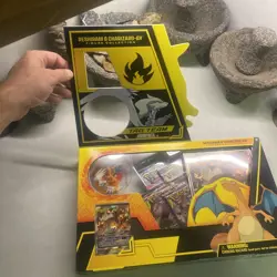 Pokemon TCG- Reshiram & Charizard Tag Team GX Figure Collection Box- 2019 SEALED - Image 4