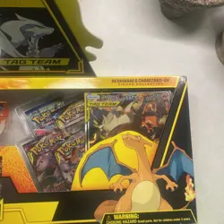 Pokemon TCG- Reshiram & Charizard Tag Team GX Figure Collection Box- 2019 SEALED - Image 5