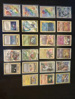 Pokemon Lot Of 23 Cards- Vintage-Modern-Full Art-Fossil-Base Set-English And JP- - Image 1