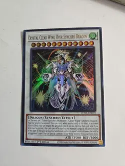 Yugioh - Crystal Clear Wing Over Synchro Dragon SUDA-EN039 - Image 1