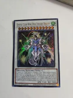 Yugioh - Crystal Clear Wing Over Synchro Dragon SUDA-EN039 - Image 2