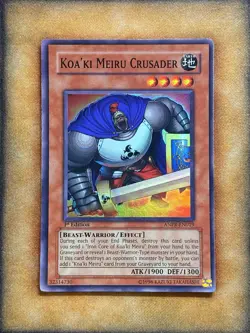 Yugioh Koa'ki Meiru Crusader ANPR-EN019 Super Rare 1st Ed LP - Image 1