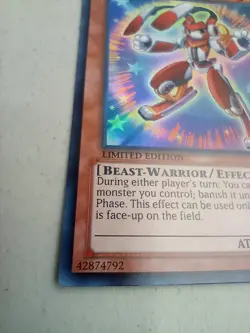 Yugioh! Wind-Up Rabbit CT09-EN010 Super Rare Limited Edition LP Card - Image 3