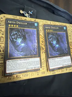 Yugioh 2x Abyss Dweller PGL3-EN068 1st Edition Gold Rare Holo - NM 💎 - Image 1