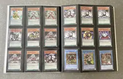 Yugioh Vintage 9 Foil/360 Card Binder Lot Dark Magician Blue-Eyes Red-Eyes - Image 3