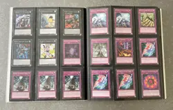 Yugioh Vintage 9 Foil/360 Card Binder Lot Dark Magician Blue-Eyes Red-Eyes - Image 5