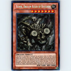 Yugioh Redox, Dragon Ruler of Boulders CT10-EN003 Limited Ed Secret Rare - NM 💎 - Image 1