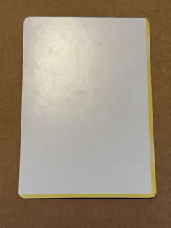 Rare Polemon Card Error Blank Front Misprint TCG Yellow Border On Front - Image 1
