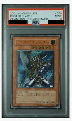 PSA9 Yugioh 303-054 Buster Blader Ultimate Rare Japanese Magician's Force 2002 - Image 2