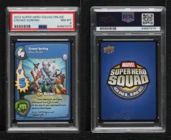 2012 Marvel Superhero Squad Trading Card Game Silver Surfer PSA 8 5f4 - Image 3