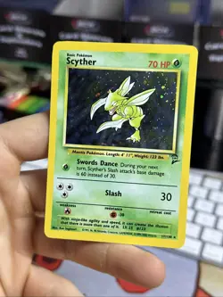 #4 Scyther 17/130 Base Set 2 2000 Holo Rare WOTC Pokemon Card TCG - Image 4