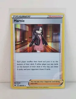 Pokemon Card Marnie Champions Path Holo Rare 056/073 Near Mint - Image 1