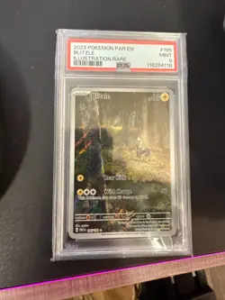 PSA 10 Pokemon Blitzle Illustration Rare Card Paradox Rift 195/182 PSA 10 - Image 1