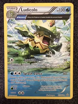 Ludicolo 37/160 Rare Pokemon Card Lightly Played - Image 1