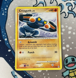 Croagunk 61/99 Non Holo Platinum Arceus Set Pokemon Card 2009 LP - Image 1