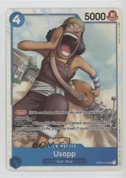 2023 One Piece Card Game: Pillars of Strength OP03 SR Usopp #OP03-041 15fy - Image 1