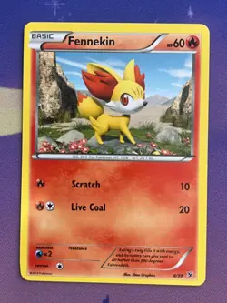 Fennekin 8/39 Non Holo XY Kalos Starter Set Pokemon Card - Image 1