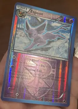 Espeon Reverse Holo Plasma Freeze 48/116 B&W Uncommon Pokemon TCG Card LP - Image 4