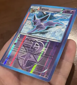 Espeon Reverse Holo Plasma Freeze 48/116 B&W Uncommon Pokemon TCG Card LP - Image 5