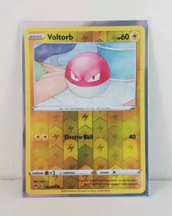 Voltorb 045/185 Reverse Holo Vivid Voltage SW&SH Pokemon Card Pack Fresh Mint - Image 1