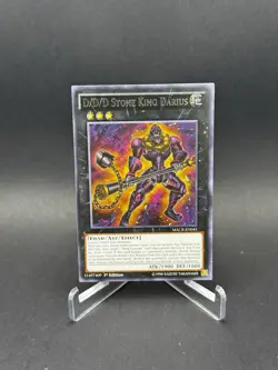 D/D/D Stone King Darius - MACR-EN045 - Rare - 1st Edition - Yugioh - Image 1