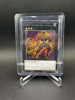 D/D/D Stone King Darius - MACR-EN045 - Rare - 1st Edition - Yugioh - Image 3