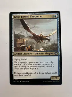 Gold-Forged Thopteryx - MTG March of the Machine: The Aftermath - NM - Image 1