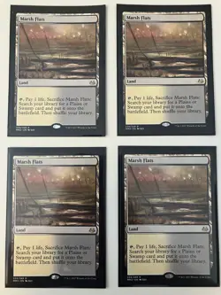 4x Marsh Flats - MM2017 - NM/LP - Magic the Gathering Playset - MTG - Image 1
