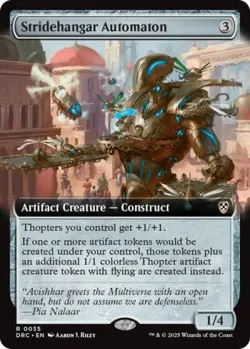 MTG English Stridehangar Automaton (Extended Art) NM Normal - Image 1