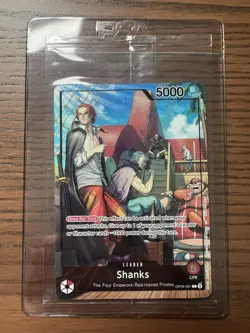 MINT SEALED One Piece SHANKS OP09-001 - Promo Card PSA July 2025 - Image 1