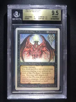 MTG Revised Lord of the Pit BGS 9.5 GEM MINT - Image 1