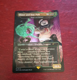 MTG Slimer and Stay Puft - Yargle and Multani (Rainbow Foil) Secret Lair Drop NM - Image 1