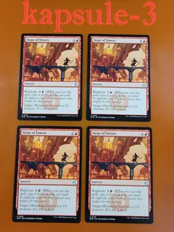 4x Siege of Towers | Ravnica Remastered | MTG Magic Cards - Image 1