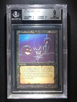 MTG Legends All Hallow's Eve BGS 9 MINT Gorgeous! - Image 1