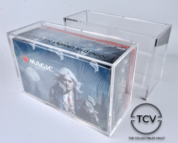 MTG Draft Booster Box Acrylic Display Case, Magnetic - *VISUAL DEFECTS DISCOUNT* - Image 1