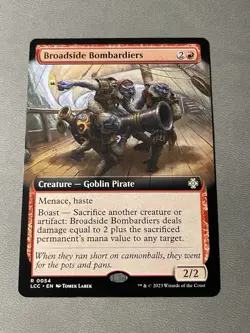Broadside Bombardiers Extended Art MTG The Lost Caverns of Ixalan NM - Image 1
