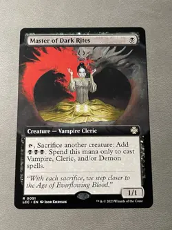 Master of Dark Rites (Extended Art) - Near Mint MTG The Lost Caverns of Ixalan - Image 1
