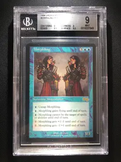 MTG Urza's Saga Morphling BGS 9 QUAD ++ - Image 1