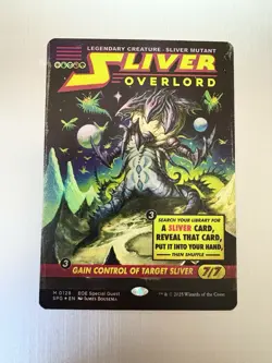 Silver Overlord, Special Guest - 129 - MTG: Edge of Eternities - Showcase - FOIL - Image 1