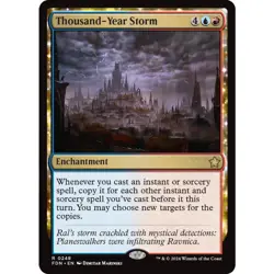 MTG Thousand-Year Storm Foundations Rare Enchantment NM - Image 2