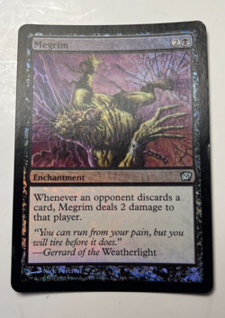MTG Megrim FOIL 9th Ed LP - Image 1
