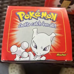 23K Gold Plated Mewtwo Trading Card 1999 Burger King Pokemon Sealed - Image 1