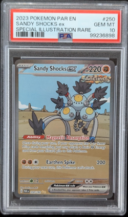 2023 Pokemon PAR EN Sandy Shocks ex Special Illustration Rare PSA GEM MT 10 - Image 1