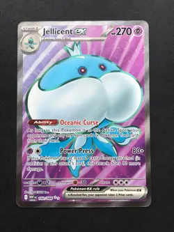 Jellicent ex 160/086 Full Art - White Flare Black Bolt Pokemon TCG Card - Image 1