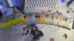 Pokemon Prismatic Evolutions Bulk Commons 127 Cards Incl. Dupes - Image 1